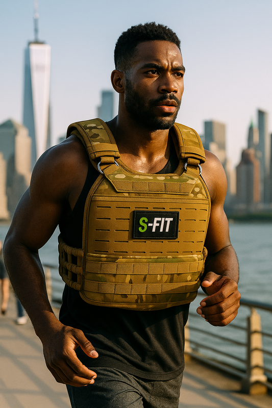 S-FIT Weighted Vest - Camo Olive