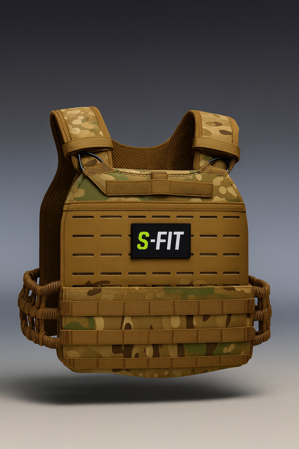 S-FIT Weighted Vest - Camo Olive