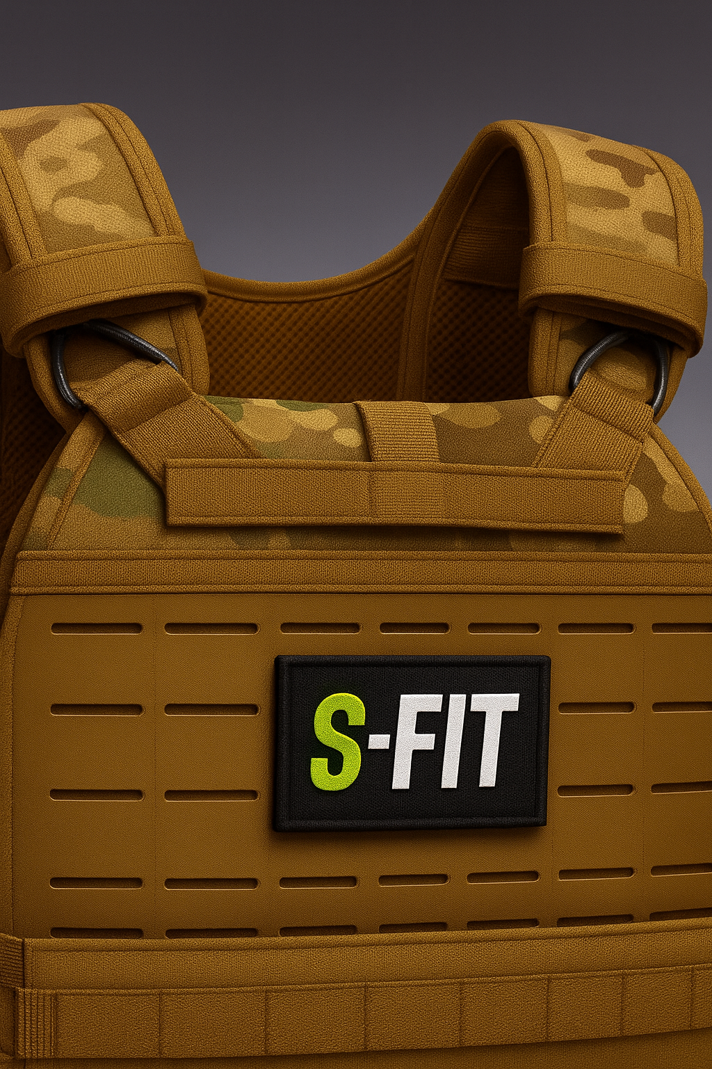 S-FIT Weighted Vest - Camo Olive