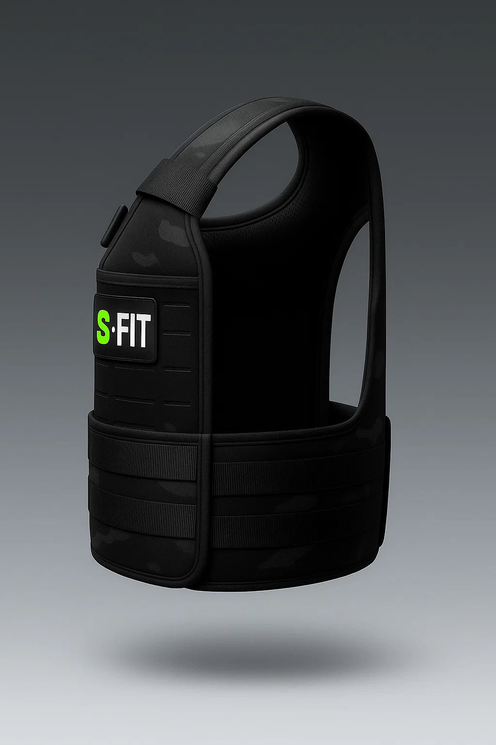 S-Fit Weighted Vest Camo Black