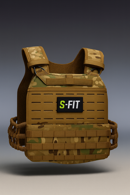 S-FIT Weighted Vest -  Camo Olive